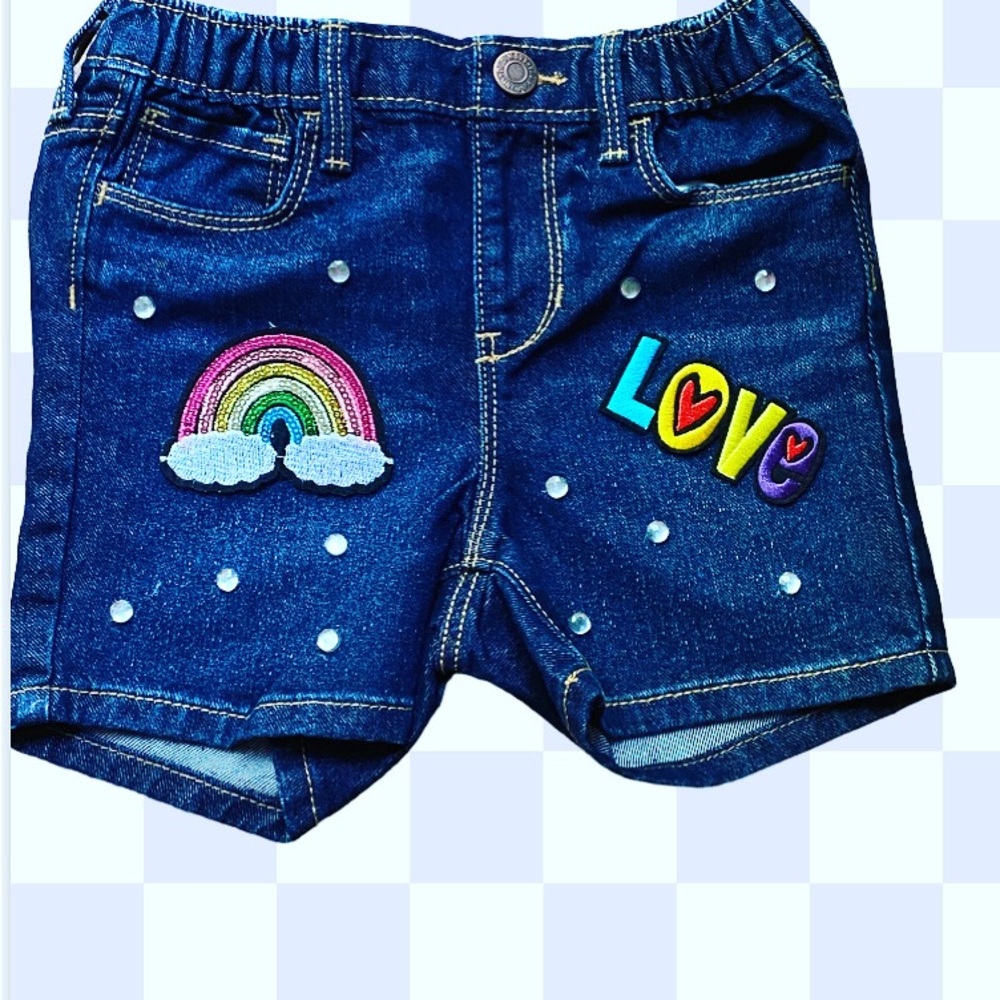 Denim shorts size 5T